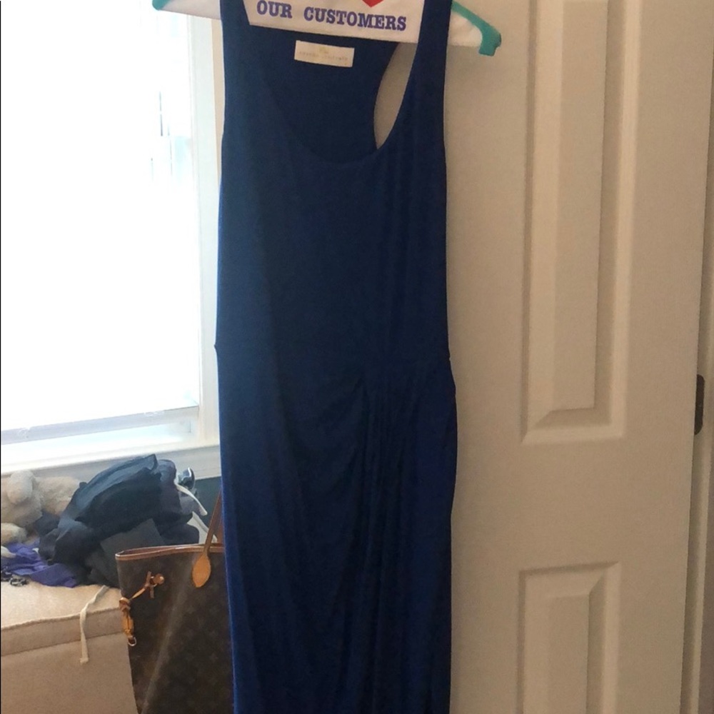 Amanda Uprichard blue cotton maxi